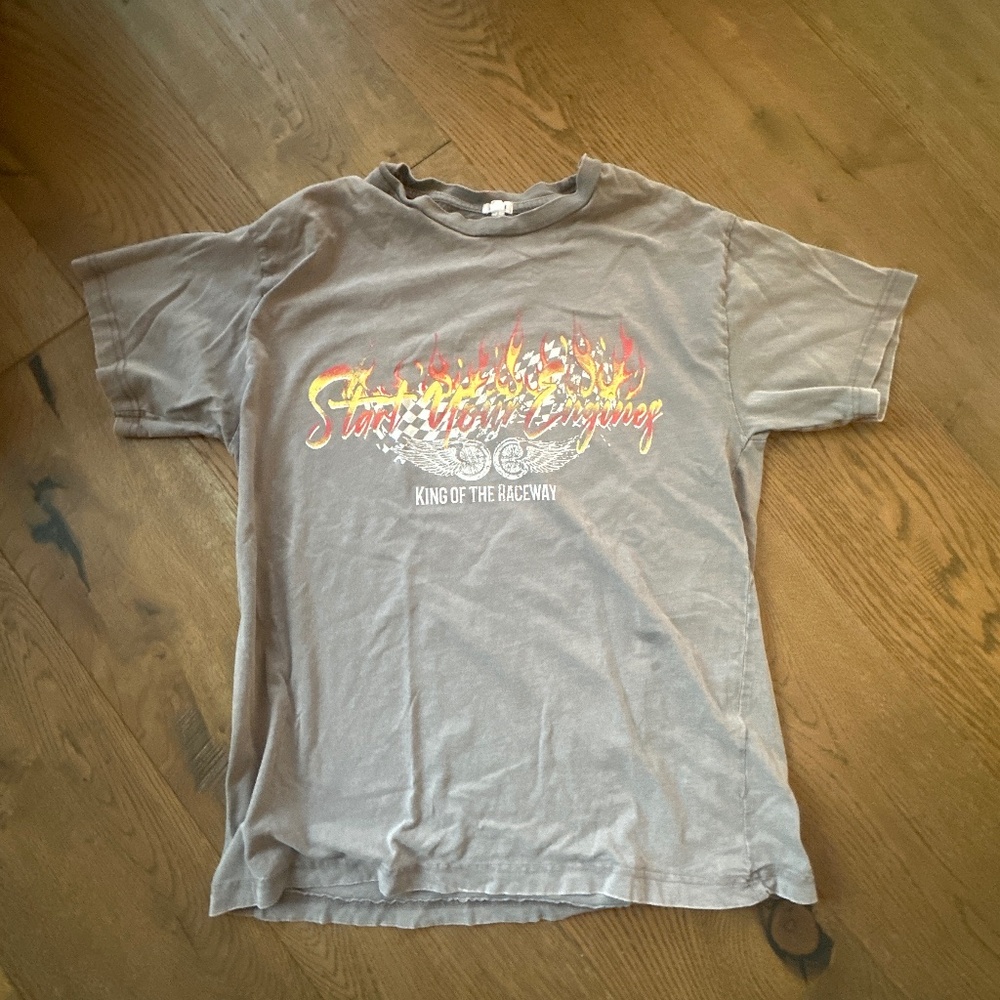garage graphic t shirt